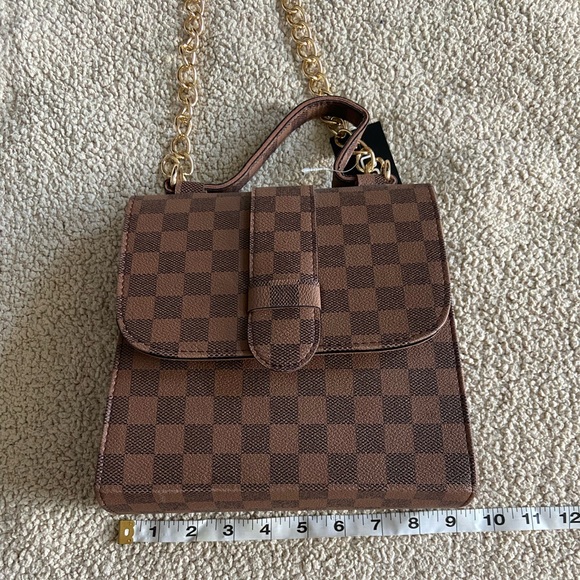 🔸 Boohoo 🔸 brown structured bag - Picture 8 of 10